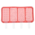 thumbnail image 3 of HAMPPLIES 1 Set Pink Silicone Chocolate Molds For Diy Ice Cream And Desserts Summer Fun, 3 of 8