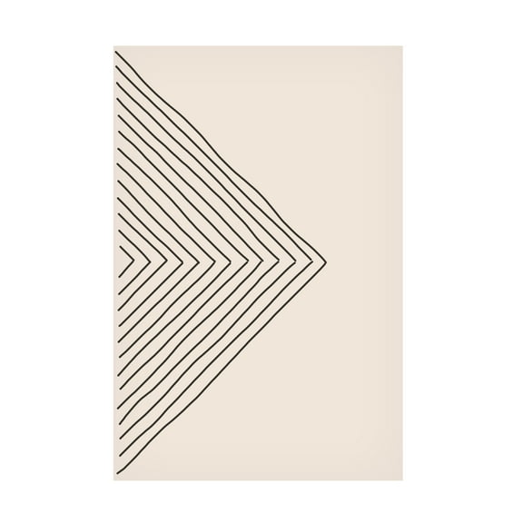jay stanley 'Imperfect Lines 4' Canvas Art
