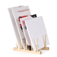 thumbnail image 2 of Estante multiusos de madera para platos, escurridor de secado de platos, soporte de almacenamiento, organizador de armario de cocina para platos, platos, cuencos, tazas y ollas, 2 of 6