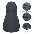 thumbnail image 3 of Uxcell Hard Hat Sun Shade, 3 Pack Neck Shade Cooling Skull Cap for Riding, Dark Gray, 3 of 6