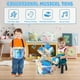 thumbnail image 2 of Batería Infantil deAO Kids Jazz Mejorada con 5 Tambores y Luces para Niños de 3 a 5 años Azul, 2 of 6