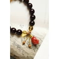 thumbnail image 6 of DAOZEN Zitan Bead Bracelet with Cinnabar, Agate, Sterling Silver, Laoshan Sandalwood and Citrine Accents, 6 of 10