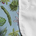 thumbnail image 4 of Tropic Microwave Oven Cover, Colorful Summery Botanical Exotic Plants Wild Flowers Leaves Composition, Water Resistant Organizer with Pockets for Kitchen, 36" x 12", Pale Blue Multicolor, by Ambesonne, 4 of 4
