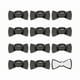 thumbnail image 1 of wonima44 12 Pcs Black Phone Charm Hook, Cell Phone Finger Ring, Bow Tie Phone Holder, Adhesive Metal Phone Finger Grip Loop Stand, 1 of 1