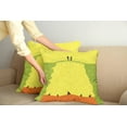 thumbnail image 2 of Ambesonne Grunge Throw Pillow Cover 2 Pack, Business Life Hands, 20", Yellow Green, 2 of 7
