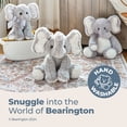 thumbnail image 4 of Bearington Baby Lil’ Spouts The Elephant Plush, 10 Inch Elephant Stuffed Animal Piggy Bank with Noise, For Ages 3-14, 4 of 6
