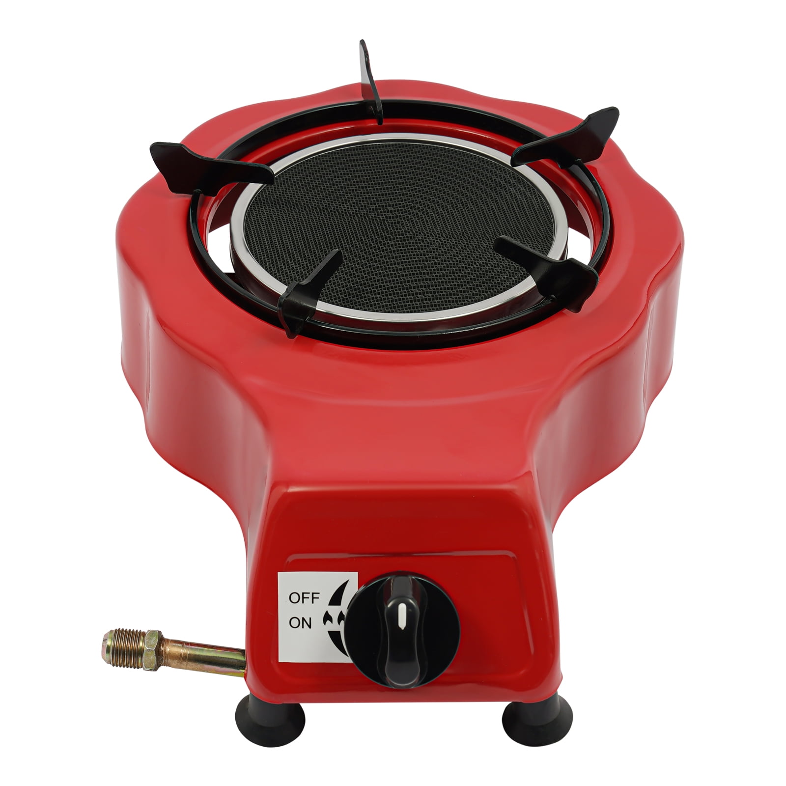YIYIBYUS Single Burner Gas Stove, Portable Liquefied Petroleum Gas Stove, Outdoor Indoor Camping Stoves for Frying Pans, Pottery Pans, Flat-bottomed Pans