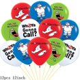 thumbnail image 3 of Globos de los Cazafantasmas, juego de la película Cazafantasmas, globos de látex, bandera, decoración para fiesta de cumpleaños, juguetes para niños, globos de Halloween, 1 juego, 3 of 3