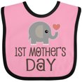 thumbnail image 3 of Inktastic 1st Mothers Day Boys or Girls Baby Bib, 3 of 4