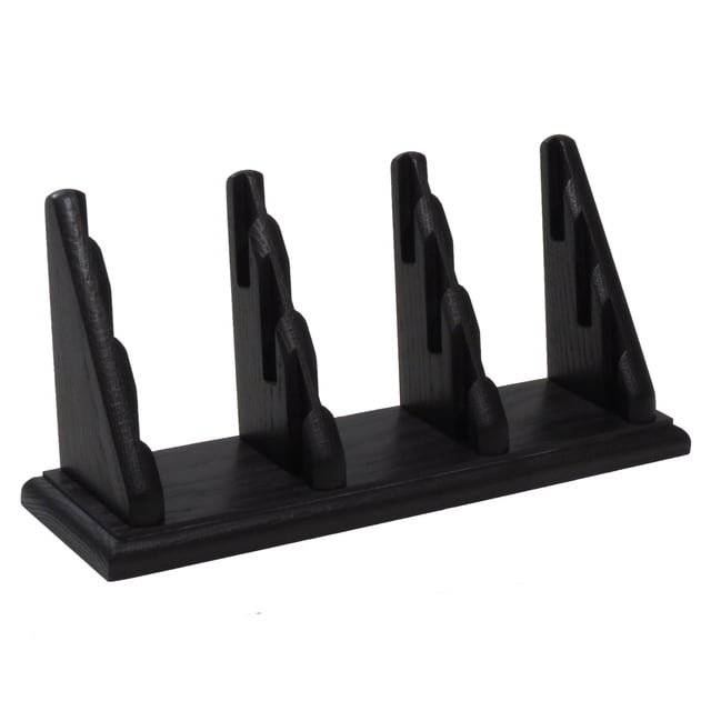 Tarjetero de madera para mostrador con 9 bolsillos, negro Wooden Mallet BCC3-9BK