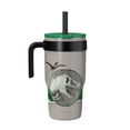 thumbnail image 2 of Zak Designs 18oz Jurassic Park Kids Straw Handle Gray Tumbler, Stainless Steel Vacuum Insulated Cruiser Tumbler with Silicone Straw Utilizing Leak-Proof Valve, Travel Straw Tumbler with Handle, 2 of 3