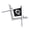 Silver, variant on Masonic Emblems 3D Car Sticker Strong Adhesive Reflect Cultural Personals Styles for Vehicle Decoration
