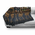 thumbnail image 3 of Bar Soft Flannel Fleece Throw Blanket, Pub Stand with Chairs and Bottles of Alcohol Aligned Interior Cocktail Beverage, Cozy Plush for Indoor and Outdoor Use, 50" x 70", Multicolor, by Ambesonne, 3 of 6