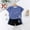 Blue, variant on ZZwxWA 50% Off Clear Fashion BOY' Casual Short Sleeve Tops Round Neck Collar Botton Short Pants Sports Suit Toddler Clothes for Girls