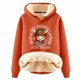 thumbnail image 1 of WILLBEST Sudadera de Mujer con Capucha y Estampado de Vaca Navideña Mediana, 1 of 4