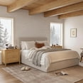 thumbnail image 3 of Joyyskill Nightstand with 2 Drawers, Wooden End Tables with Large Storage, Bedside Table, Natural Oak, 3 of 8