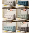 thumbnail image 3 of Home Textiles Washable Removable Triangle Filling Cushion Headboard Bedroom Sofa Bed Back Support Pillow Tatami Lumbar Backrest, 3 of 5