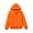 Orange, variant on Eltusu Girls Hoodies, Long Sleeve Pullover Solid Color Loose Girls Sweatshirts Pink Size 7-8 T