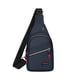 thumbnail image 2 of Mochila impermeable de nailon para el pecho – Mensajero de hombro ligero, multicompartimento, puerto para auriculares, viaje resistente al exterior, gris/negro/azul/verde ejército, 30x17x5cm, 2 of 6