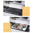 thumbnail image 2 of Large Induction Cooktop Protector Mat Christmas Stove Top Covers for Electric Stove, Winter Cartoon Xmas Mailbox Cardinal Pine Trees Decorative Stove Burner Cover Mats, Glass Top Stove Cover, 2 of 7