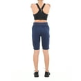 thumbnail image 3 of Women Drawstring Cotton Spandex Casual Sports Bermuda Shorts, 3 of 6
