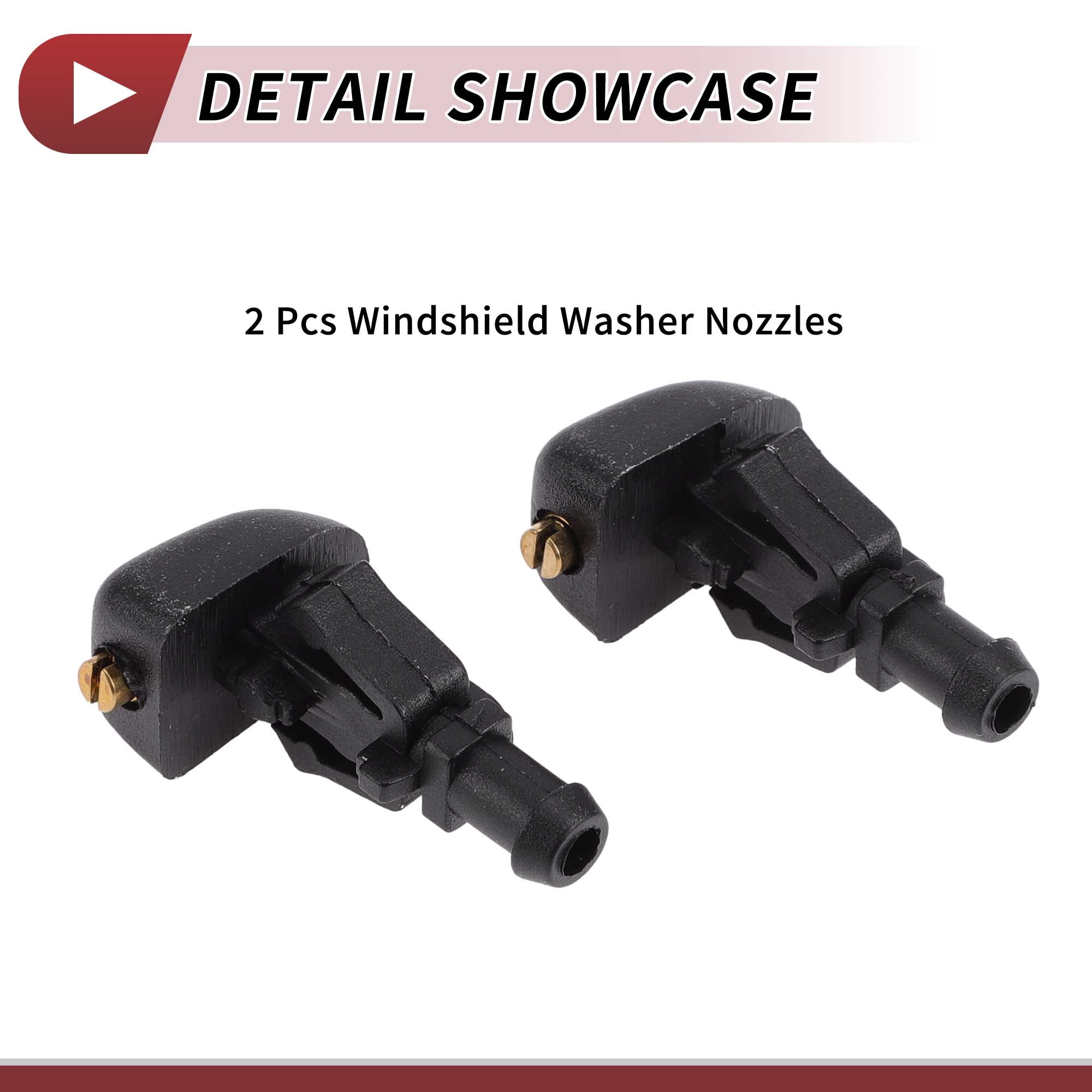 Unique Bargains 2pcs Windshield Washer Nozzle for Buick LaCrosse 2010-2016