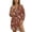 Vintage Paisley Floral Print Brown, variant on Renewold Hawaii Swimsuit Coverup for Women Beach Cover Up Button Down Shirt Long Sleeve Resort Wear for Beach Vacation Seaside Women's Swimwear, Hawaiian Plumeria Palm Leaf Monstera Print, S