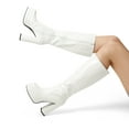 thumbnail image 6 of DREAM PAIRS Women's Platform Heeled Knee High Boots, Long Chunky Tall Gogo Boots for Fall, 6 of 8