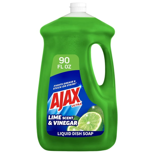 Jabón líquido para platos Ajax Ultra con aroma a lima y vinagre 2665 ml
