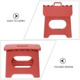 thumbnail image 5 of RUNROTOO Home Foldable Stool Plastic Red Compact Sturdy Lightweight for Outdoor Activities, 5 of 5