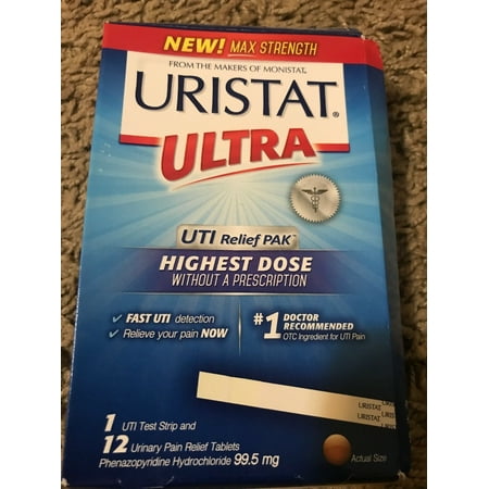 Uristat Ultra UTI Pain Relief Tablets 30 Count.