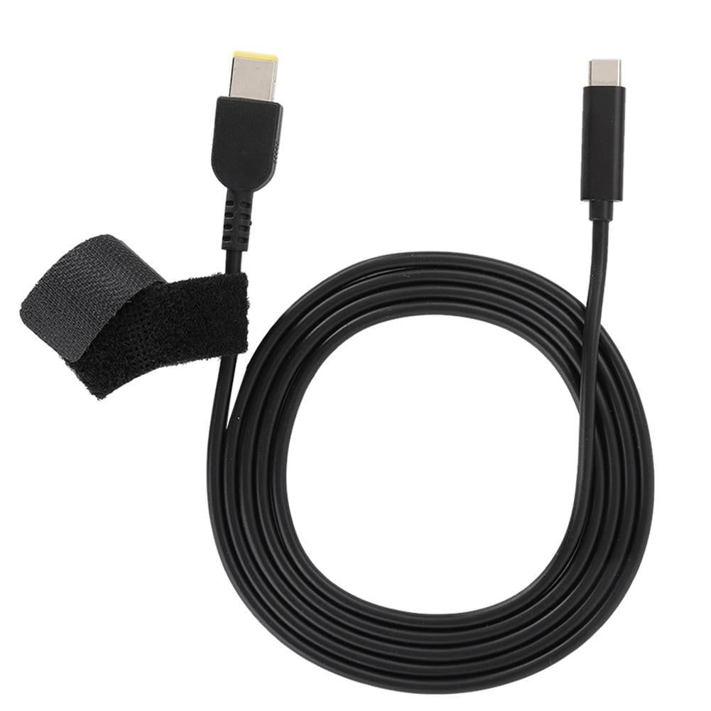 Kritne TypeC USBC Male Input to Rectangle Tip Output Laptop Power