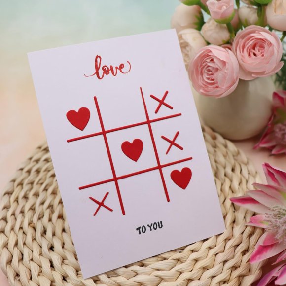 Troqueles para hacer tarjetas de San Valentín, troqueles para cortar corazones