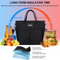 thumbnail image 3 of Bolsa de almuerzo MAXTOP con aislamiento térmico para hombre y mujer, color negro, 3 of 6