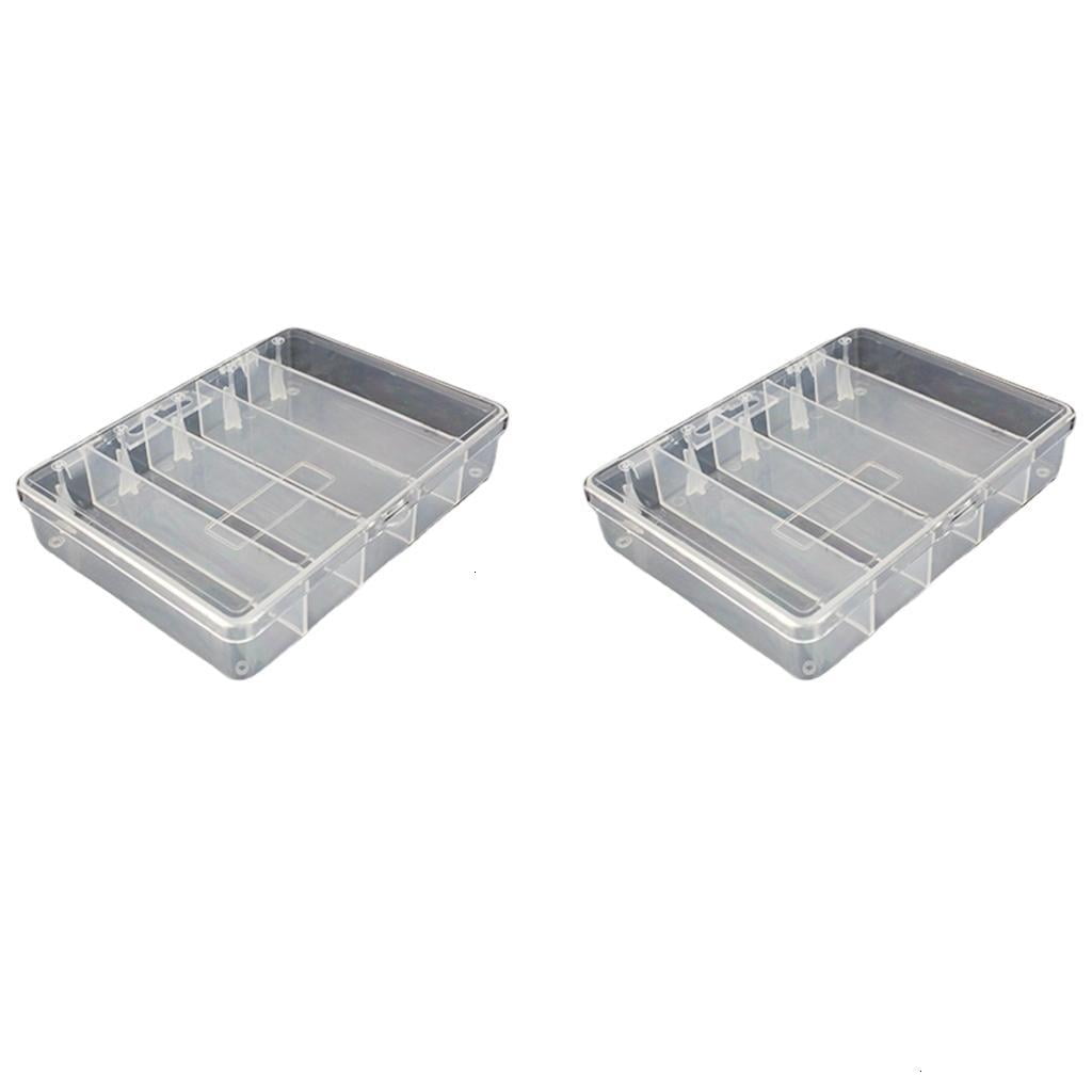 Whaledi Outdoor Multiparts Tackle Box Protective Carry Case Fishing Storage Container