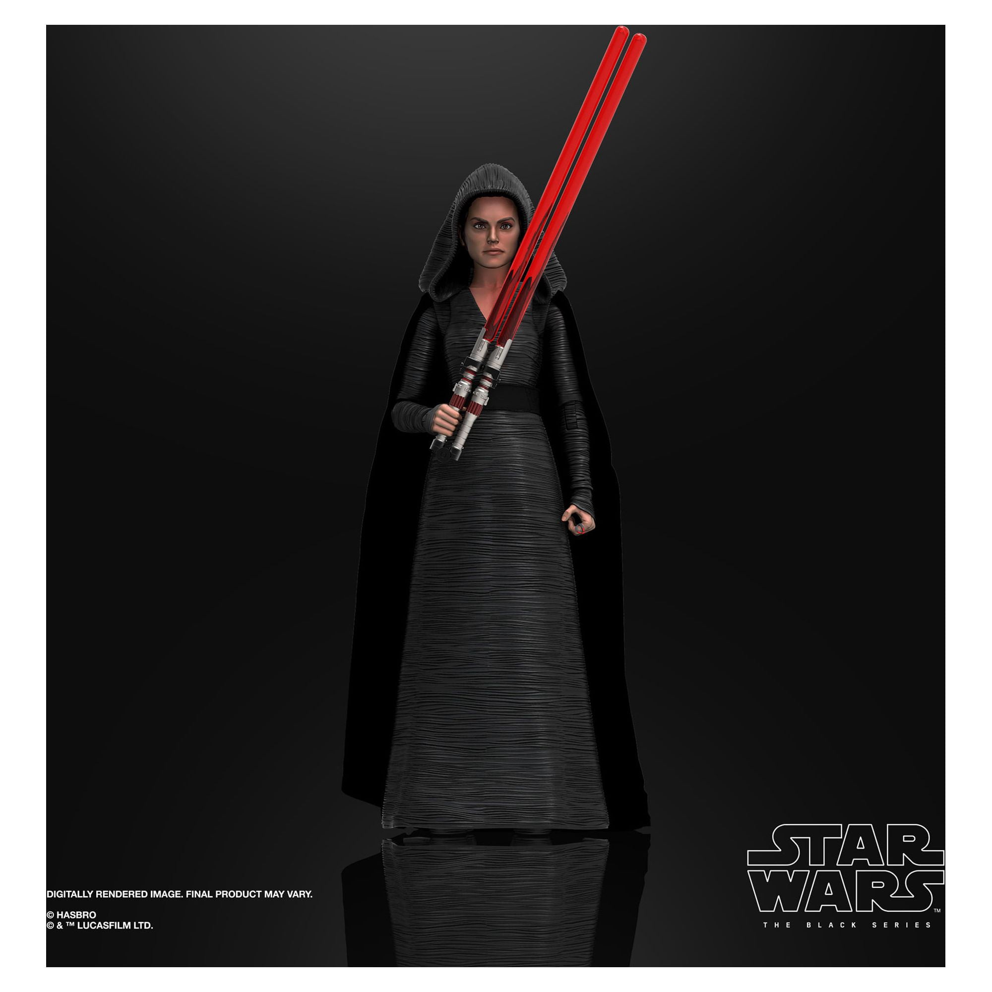 Star Wars The Black Series Rey (Dark Side Vision) Toy 6-Inch Scale Star Wars: The Rise of Skywalker Collectible Figure