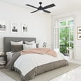 thumbnail image 5 of Design House Cali 52" Indoor Ceiling Fan with LED Kit, 4-Blades, and Remote Control, Matte Black, 5 of 24