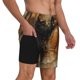 thumbnail image 2 of Balery Cat Fish Dance Vintage Bañador para hombre, shorts de playa de secado rápido con entrepierna y forro de compresión-Small, 2 of 6