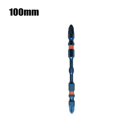 

Blue Double Head PH2 Screwdriver Bit Electric Cross Screwdriver 65-100mm