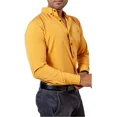 thumbnail image 3 of Camisa Hombre Casual Manga Larga Amarillo Lisa Platino, 3 of 5