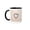 Black/White, variant on 3drose, Usa, Florida, Celebration, Heart of Blueberries, 11oz Mug