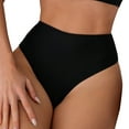 thumbnail image 2 of Hessimy Women's Criss Cross Cut Out Back Bikini Bottoms Swimsuit Beachwear(Black,S), 2 of 7