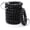 Black, variant on Pack of 8 Colorful Spring Spiral Wrist Coil Key Chain, Wristband Key Ring for ID Badge Sauna Gym Pool and Outdoor Sports (Frosted Light Colour)