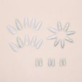 thumbnail image 4 of Yihuala 24 Pieces Glowing False Nails Set Crystal Starry Manicure Set With Cats Eye Effect Professional Salon, 4 of 8