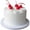 white, variant on Jiibva 6 inch Realistic Fake Birthday Cake Simulation for Home Decor Bakery Shop Dessert Photography Props