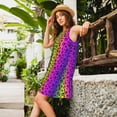 thumbnail image 2 of Disketp Animal Paw Rainbow para Vestido sin Mangas para Mujeres, Vestidos de Verano para Mujeres, Casual y Holgado para la Playa, 2 of 7
