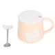 thumbnail image 5 of Taza de cerámica linda, taza de cerámica linda del Bowknot de 400ml taza de regalo de la pareja adaptada para la perfección, 5 of 8