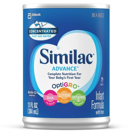 Similac Advance Infant Formula w/ Iron (12 Pack) Concentrated Liquid, 13 fl oz
