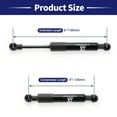 thumbnail image 4 of 2Pcs 8 Inch 56Ibs/ 250N Black Lift Supports Struts Shocks Gas Spring Universal for RV Car Truck Boat, 4 of 7