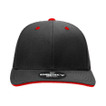 thumbnail image 2 of Sandwich Visor Baseball Caps, Blk/Red, 2 of 4